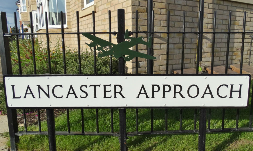 Street sign Lancaster Approach #2