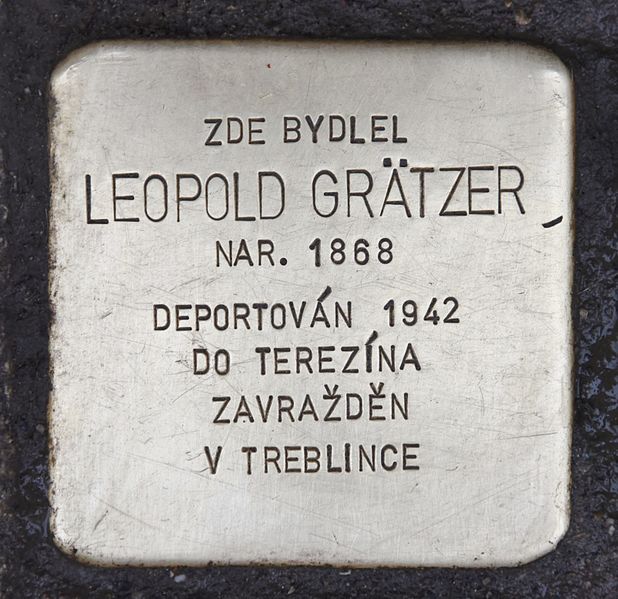 Stolpersteine Vdeňsk 676/7 #1