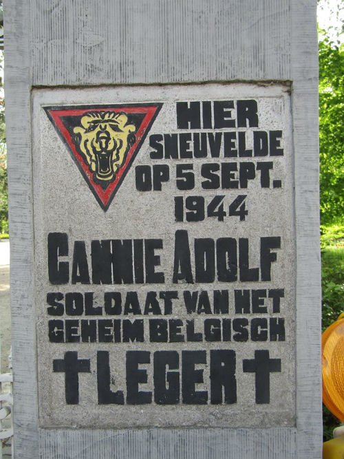 Remembrance Sign Reistance Fighter Cannie Adolf #1