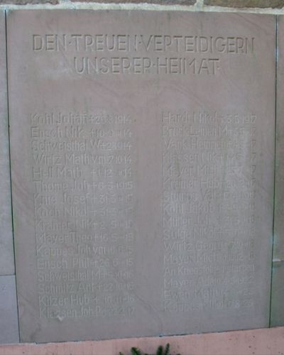 War Memorial Densborn #4