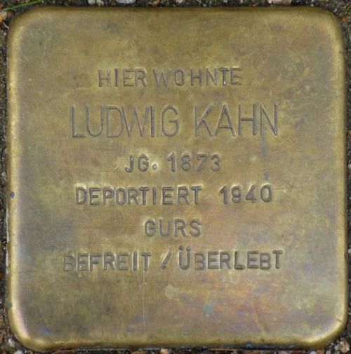 Stumbling Stones Friedrichstraße 98