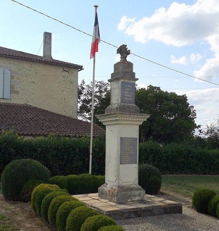 Monument Eerste Wereldoorlog Saint-Avit #1