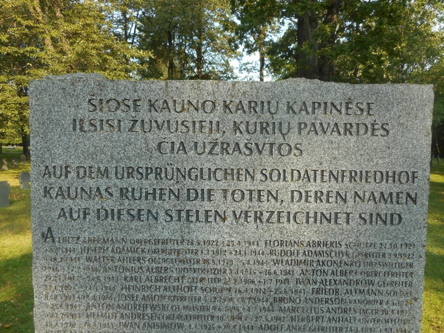 German War Cemetery Kauen / Kaunas #4