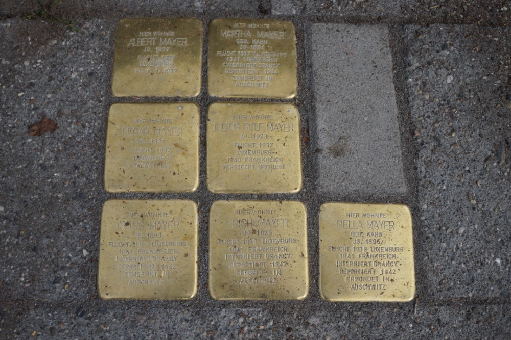 Stolpersteine Lindenallee 6