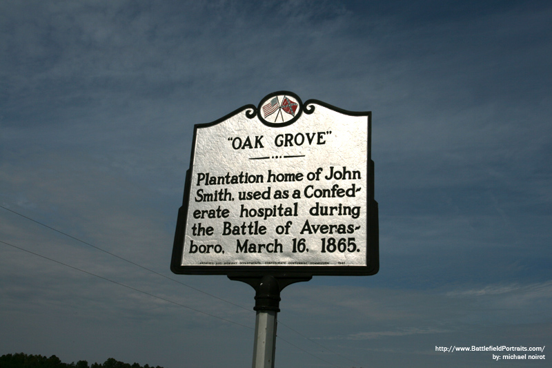 Marker Union Field Hospital (Oak Grove House) #1