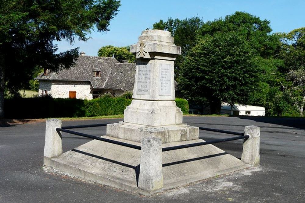 Oorlogsmonument Saint-Geniez--Merle