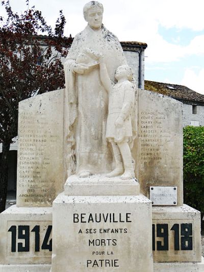 Monument Eerste Wereldoorlog Beauville #1
