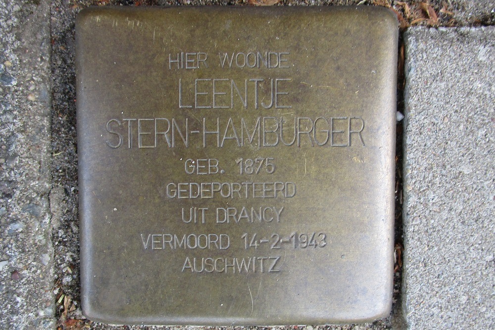 Stolperstein Johannes Vermeerstraat 75 #1