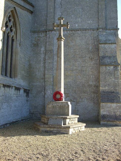 Oorlogsmonument Maxey en Deeping Gate