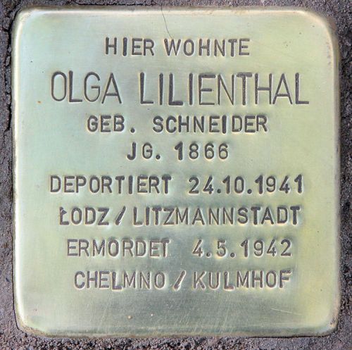 Stolpersteine Giesebrechtstrae 8 #3