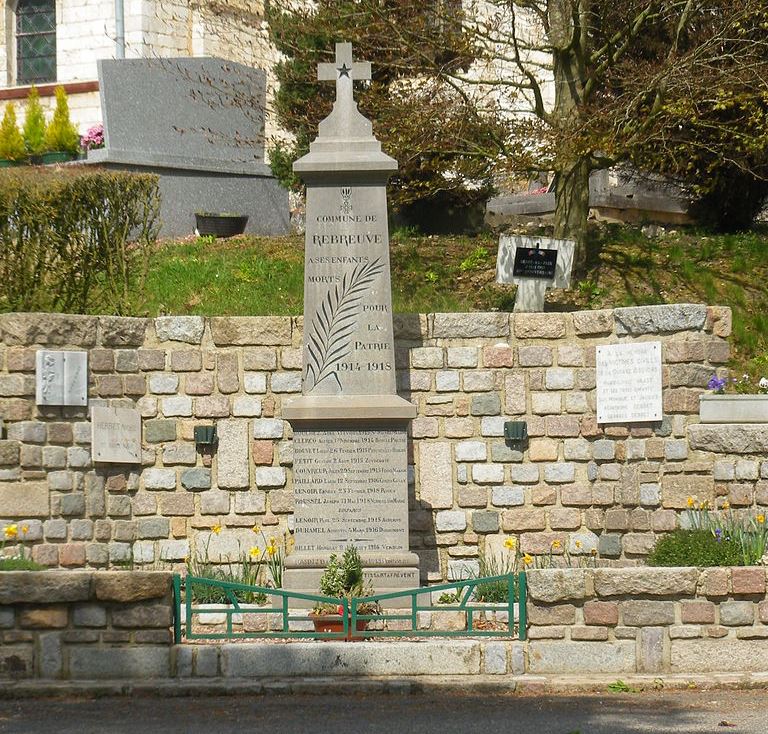 Oorlogsmonument Rebreuve-sur-Canche