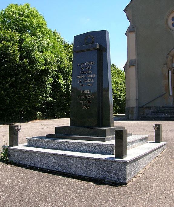 Monument Eerste Wereldoorlog Les Côtes-de-Corps