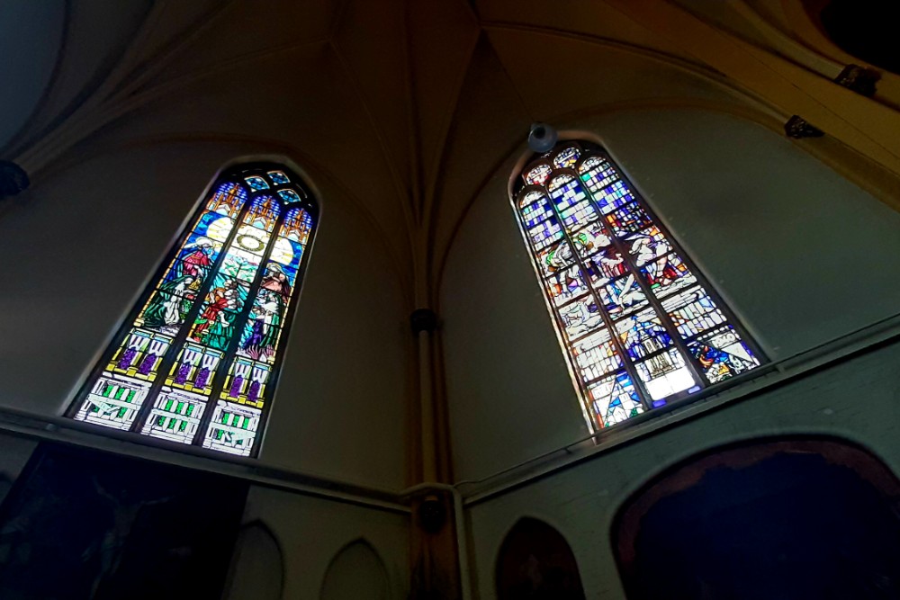 Memorial Windows St.Bavo Church Rijsbergen