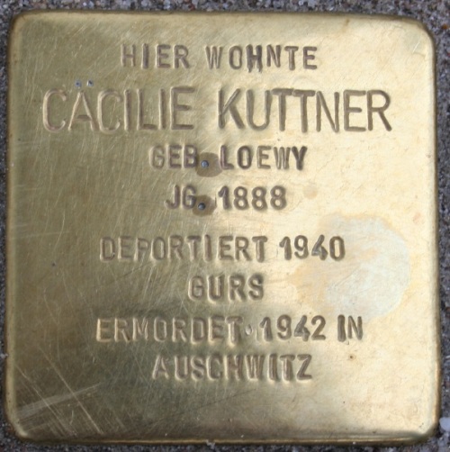 Stolpersteine Blumentorstraße 7 #4
