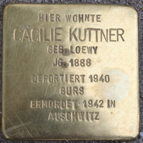 Stolpersteine Blumentorstrae 7 #4