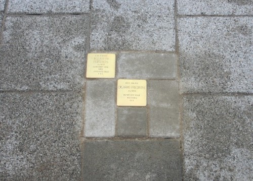 Stumbling Stones Kriegsstraße 122 #1