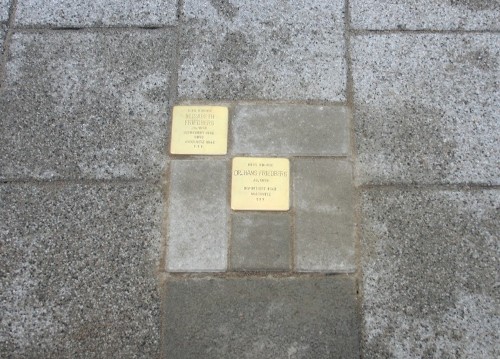 Stolpersteine Kriegsstrae 122 #1