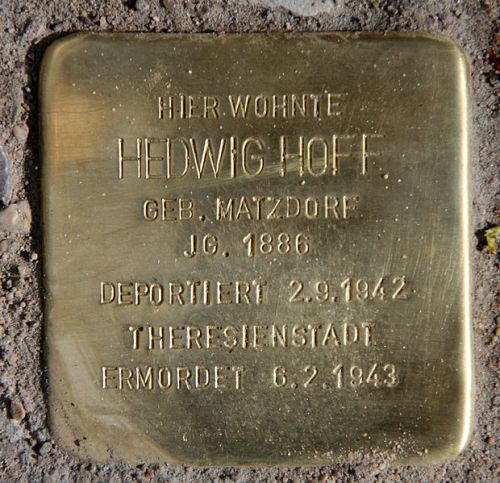 Stolpersteine Xantener Straße 15 #2