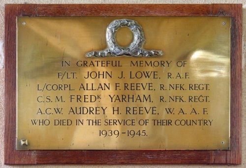 Oorlogsmonument All Saints Church