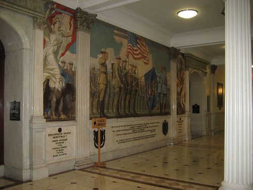 Muurschildering Eerste Wereldoorlog Massachusetts State House #2