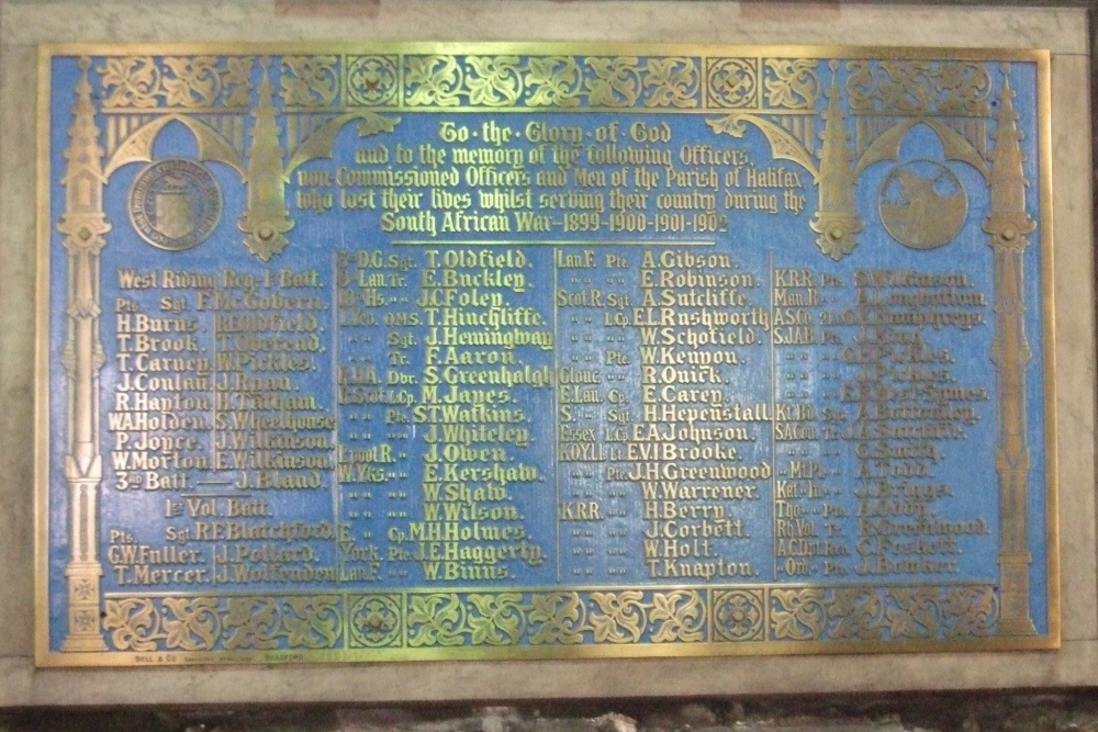 War Memorial The Minster Church of St. John the Baptist