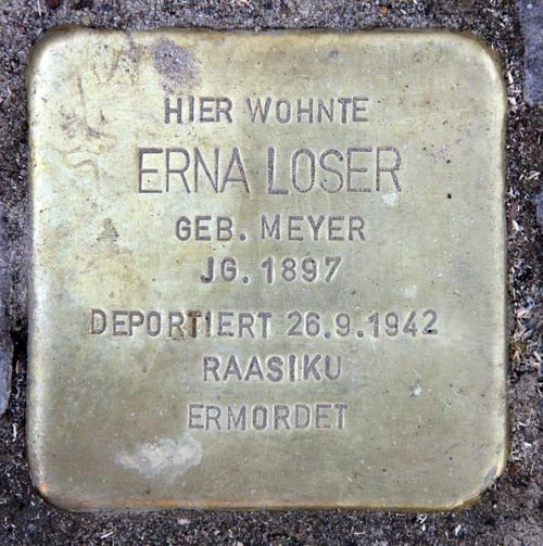 Stolpersteine Hektorstraße 4 #1