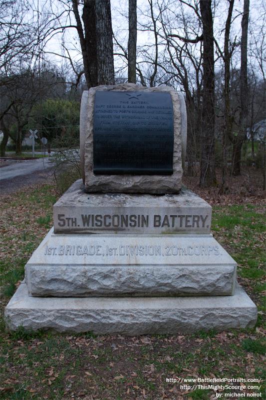 5th Wisconsin Battery Monument #1