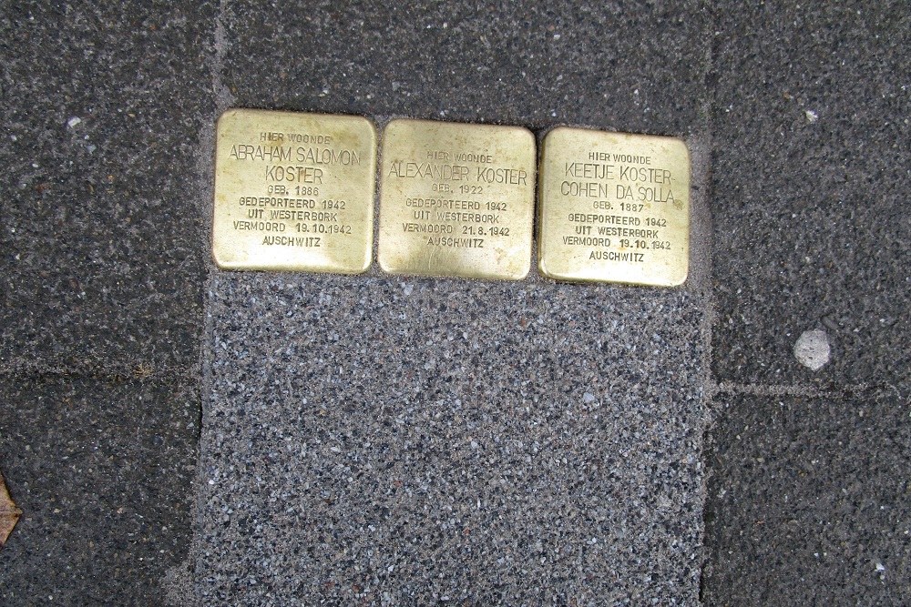 Stolpersteine Obreenstraat 28