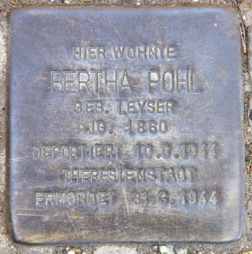 Stolperstein Wiesbadener Straße 17