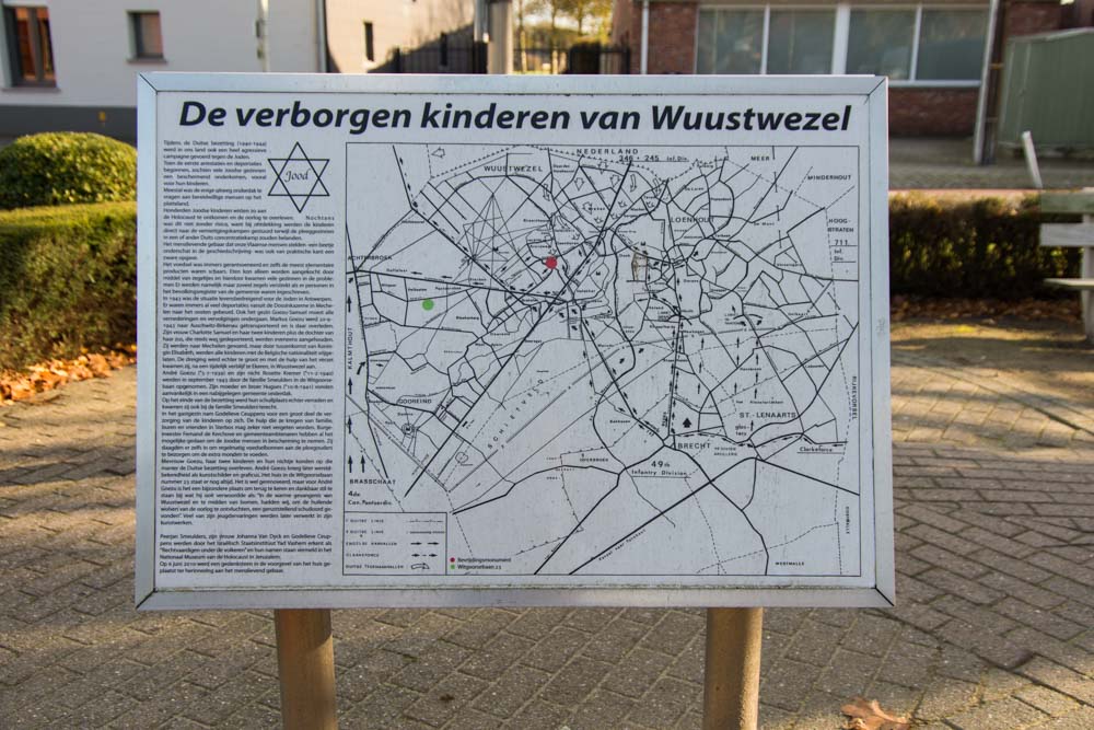 Informatiebord Joodse Slachtoffers Wuustwezel