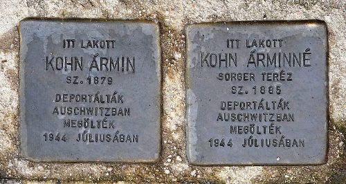 Stolpersteine Szentháromság utca 13