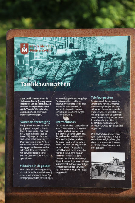 Ingebetonneerde M4 Sherman Tanks Meinerswijk #3