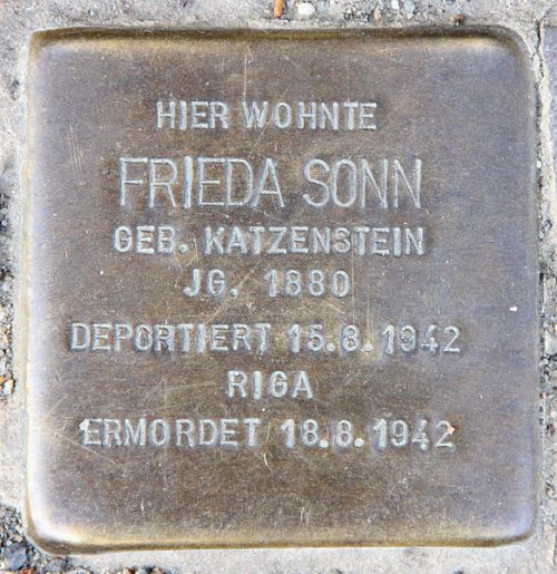 Stolpersteine Niebuhrstraße 62 #2