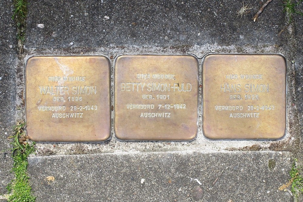 Stolpersteine R.J. Schimmelpenninckstraat 22 #1