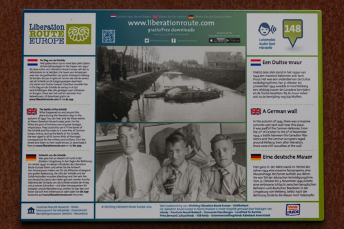Liberation Route Marker 148: A German Wall #2