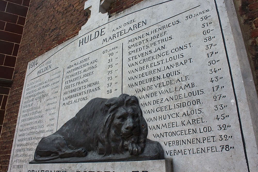 War Monument Rotselaar