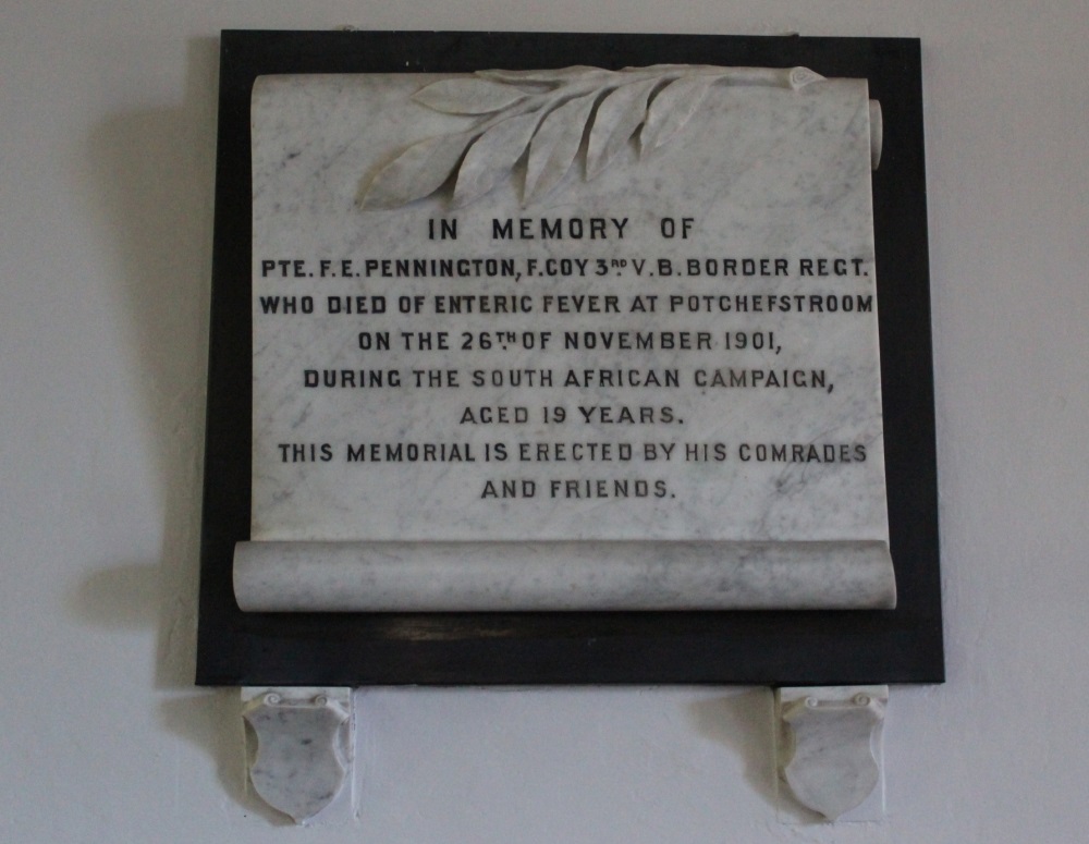 Oorlogsmonument St Mary's Church Wigton