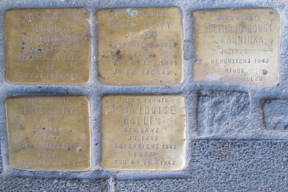 Stolpersteine Maastrichter Strae 3