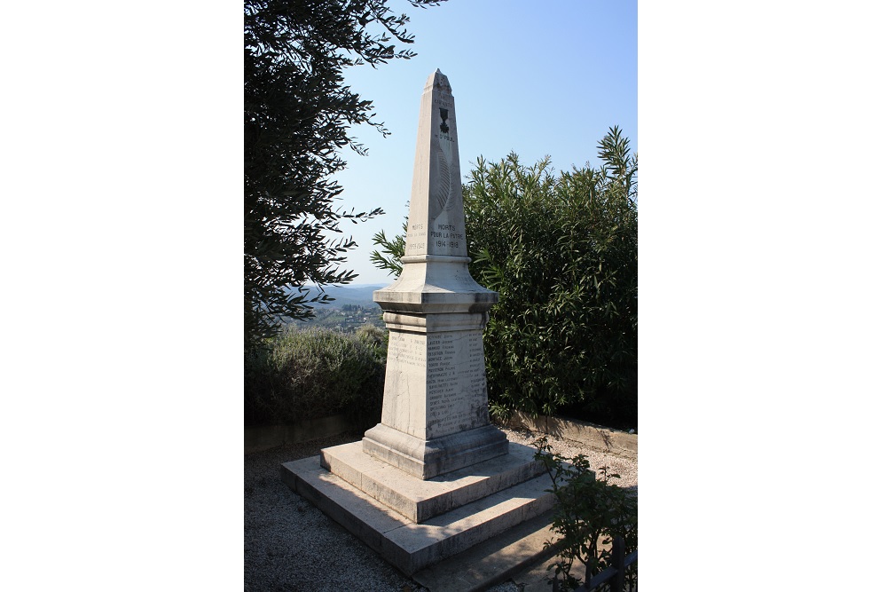 Oorlogsmonument Saint-Paul-de-Vence #1