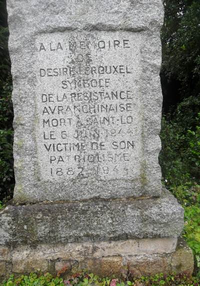 Memorial Resistance Fighter Desire le Rouxel #2