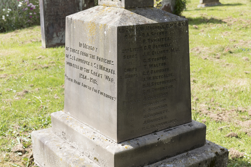 World War I Memorial Appleby St. Lawrence & Appleby St. Michael #2