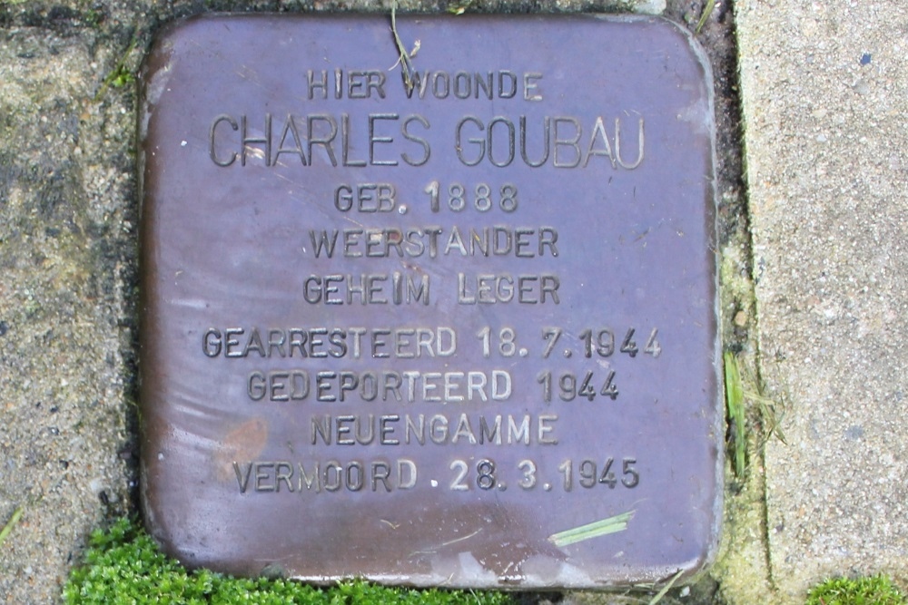 Stolpersteine Goubaulaan 5 #2