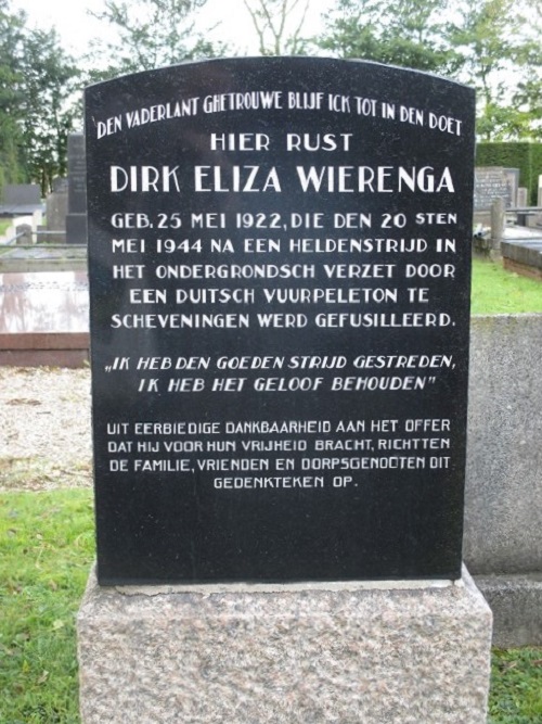 Dutch War Grave Municipal Cemetery Westernieland #2