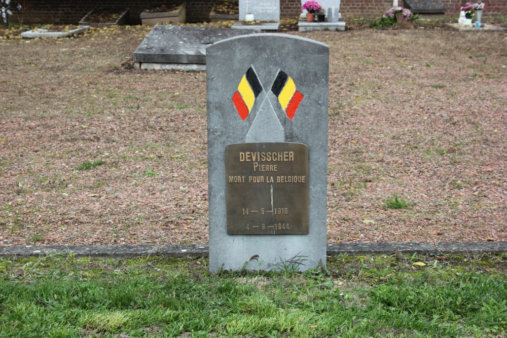 Belgian War Grave Lillois-Witterzee #1