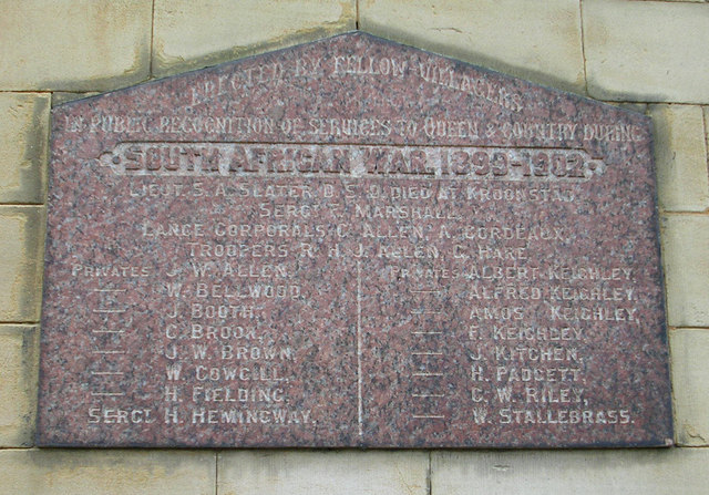 Boer War Memorial Farsley #1