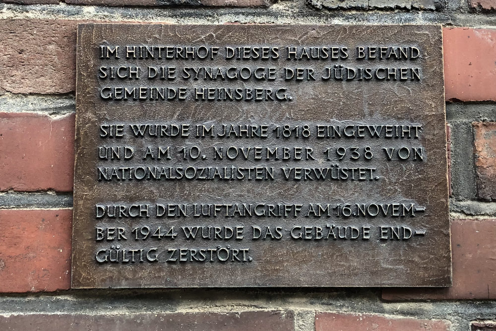 Monument Synagogue Heinsberg