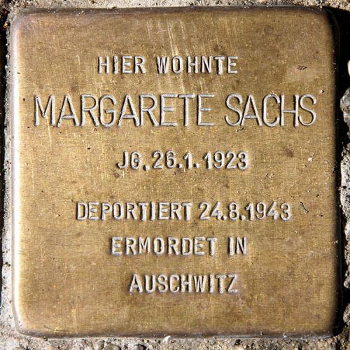 Stolpersteine Dsseldorfer Strae 47 #4