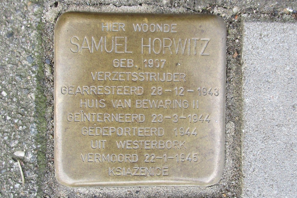 Stolperstein Vechtstraat 102