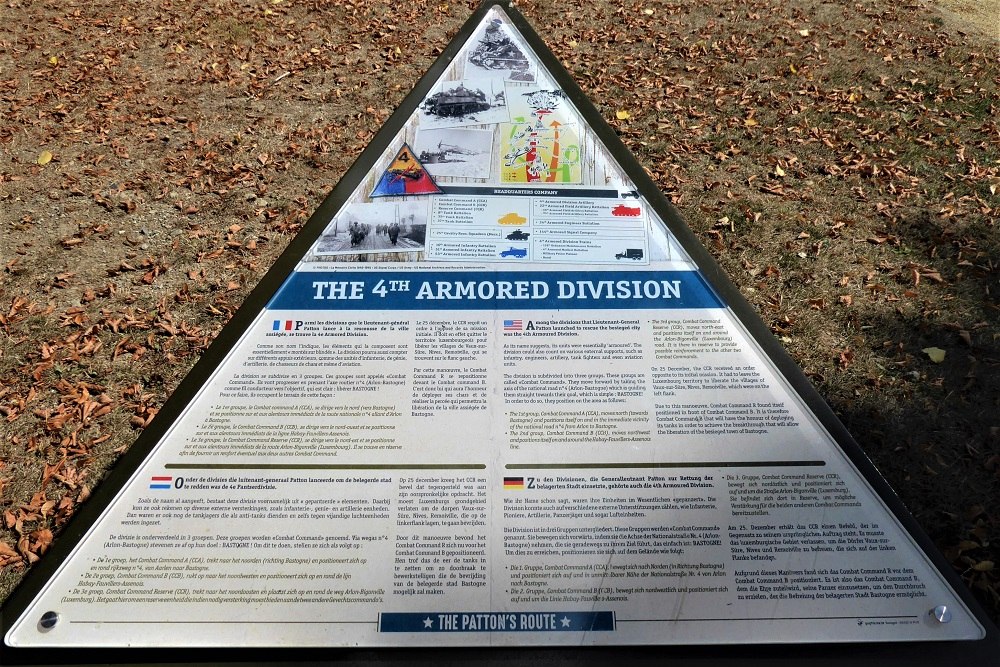Patton's Route Marker Fauvillers #4