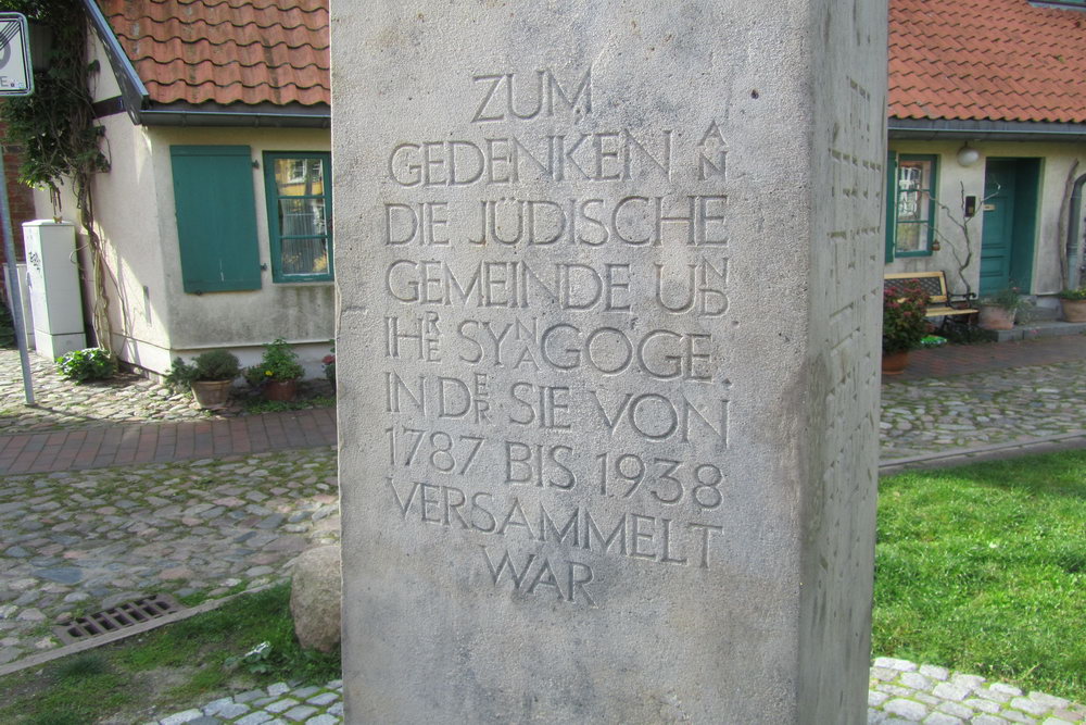 Jewish Memorial Stralsund #3
